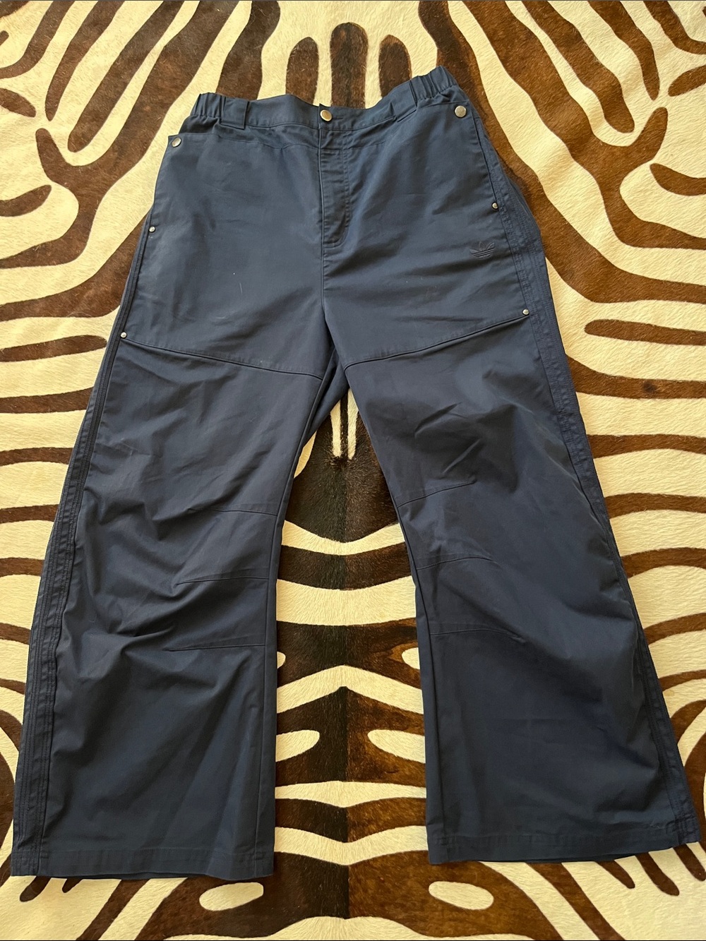 adidas Unique Dark Navy Wide-Leg Pants